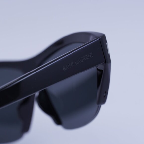 ?️ New Saint Laurent SL704 001 Sunglasses - Shiny Black Frame, Grey Lenses main image 7